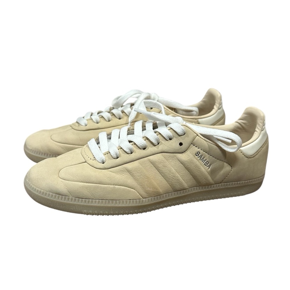 adidas Samba Sneakers in Beige and White